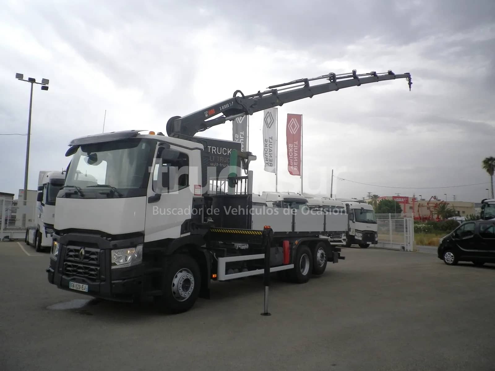RENAULT C380.26 6X2 GRUA + BASCULANTE
