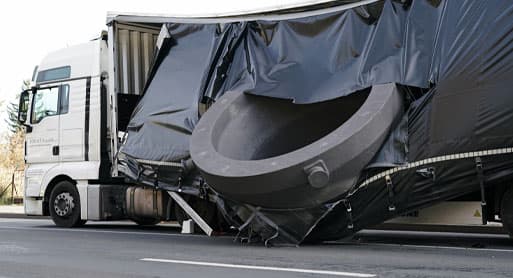 Pautas que deben seguir los camioneros en caso de accidente